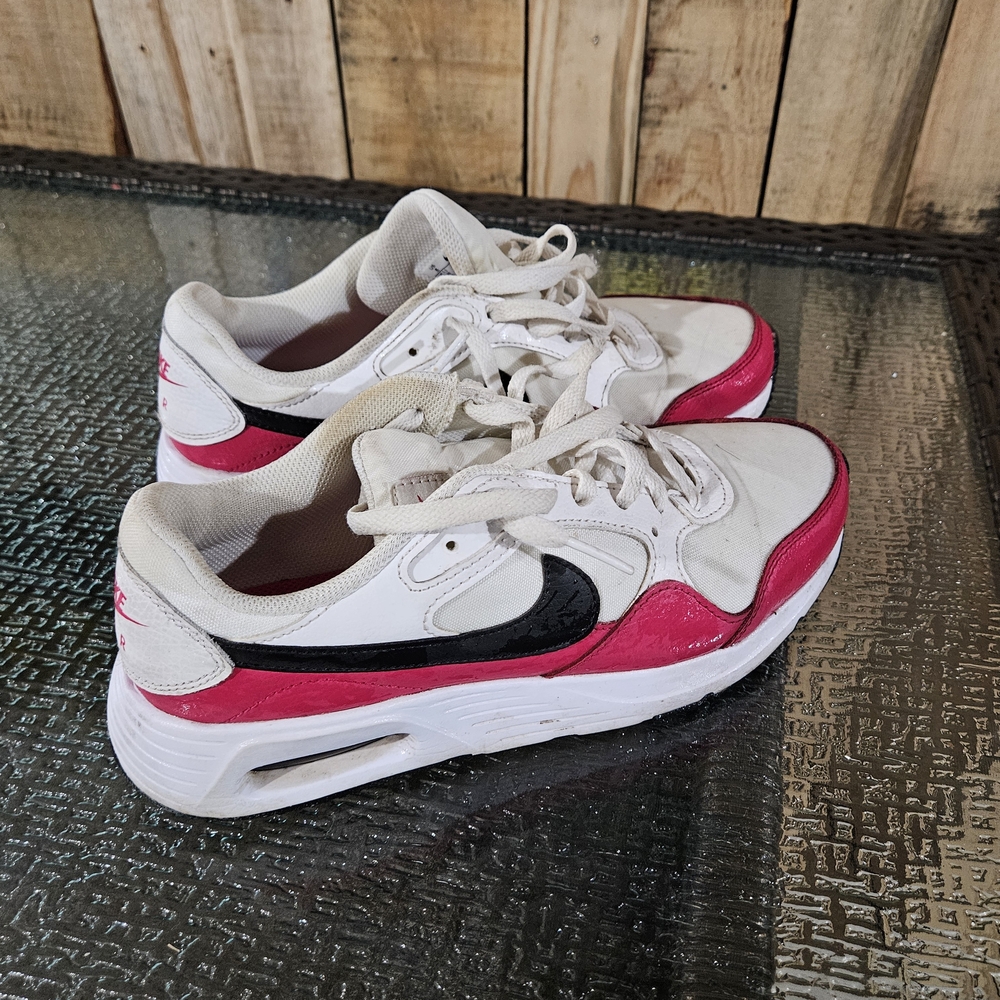 Nike Women's Sneakers in Pink, White, and Black